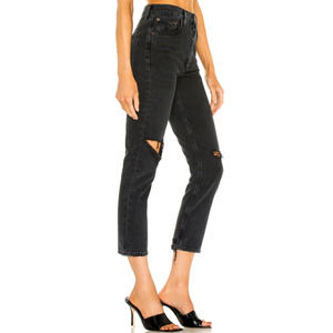 AGOLDE Riley Distressed Crop Denim Jeans Size 30